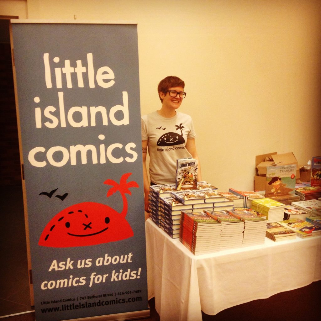 Bettina of Little Island Comics.