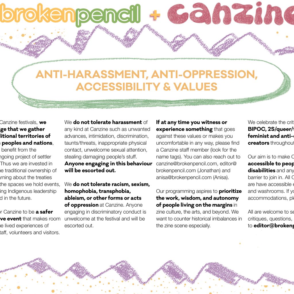1. canzine values statement anti-o anti-harassment correct